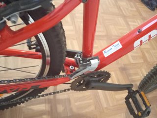Bicicleta Monty 8XK Talla S Roja