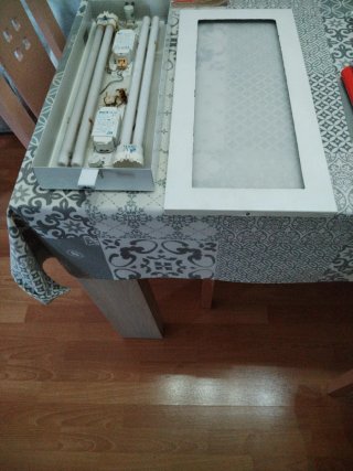 Lámpara de techo cristal y metal