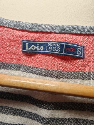 Conjunto Lois Blusa Rayas y Short Vaquero