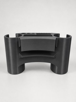 Soporte cañas y accesorios de pesca para cubo