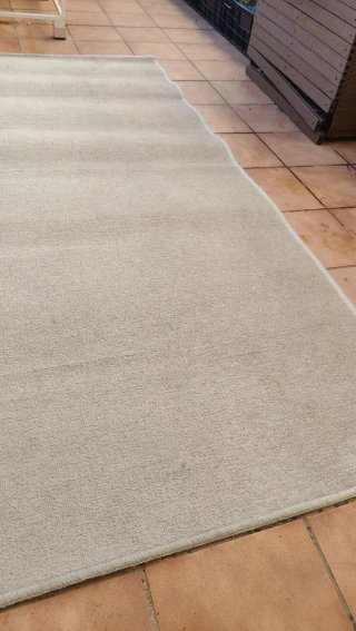 Alfombra beige 160x230 cm