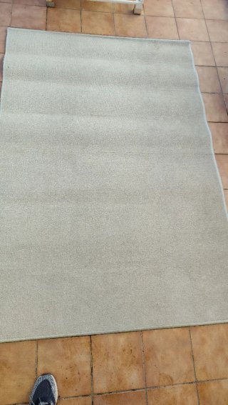 Alfombra beige 160x230 cm