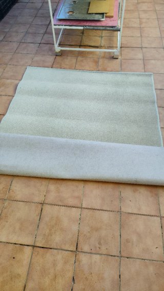 Alfombra beige 160x230 cm