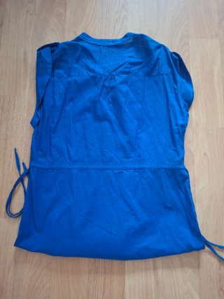 Blusa Azul Blanco Talla L