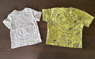 Set 2 magliette bimbo 12/18 mesi cm 80