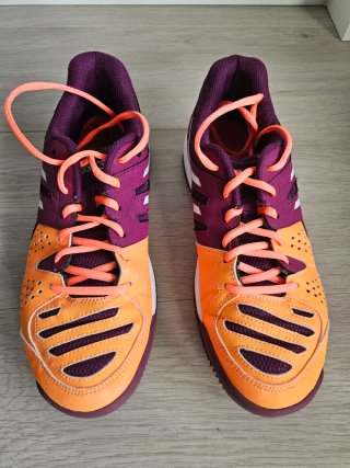 Zapatillas de pádel naranja y morado