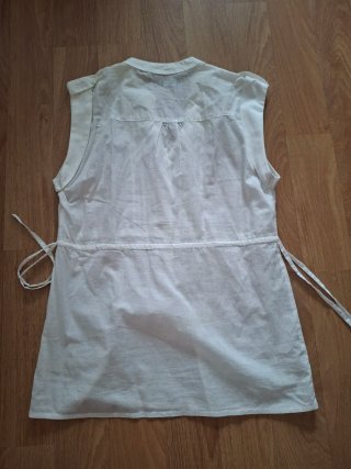 Blusa Blanco sin mangas