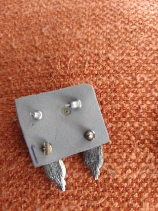 Pendientes Mujer Verdes y Plateados