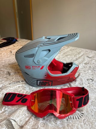 Casco y Gafas Enduro MTB Niño