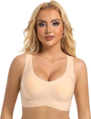 Sujetador ultrafino seda helada S M L XL