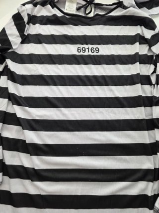 Disfraz Pareja Preso Rayas Talla S/M/L/XL