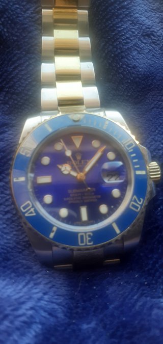Reloj  Submariner Bitono Automático Azul