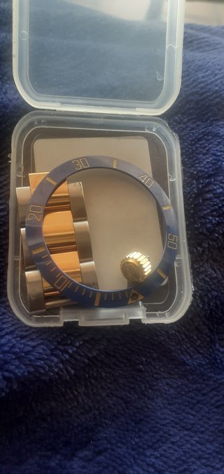 Reloj  Submariner Bitono Automático Azul