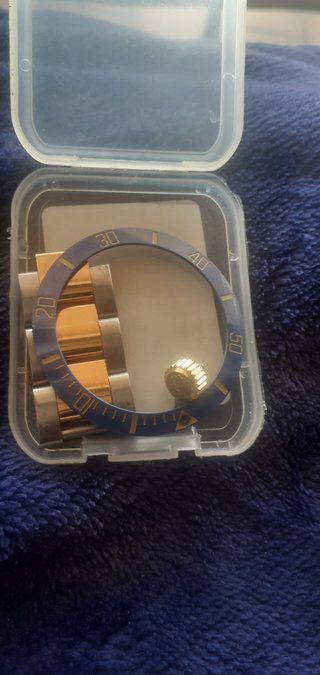 Reloj  Submariner Bitono Automático Azul