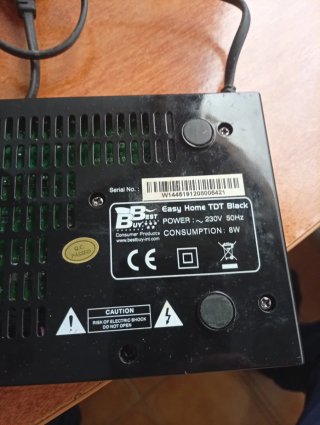 Descodificador Easy Home TDT Black