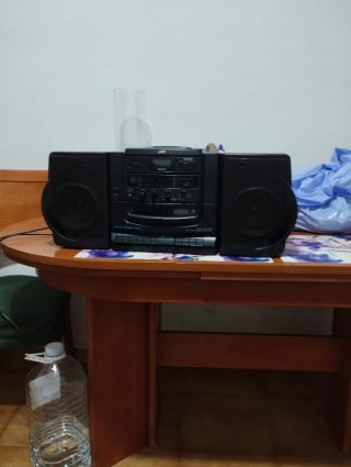 Radio Cassette CD JVC PC-X75 Negra