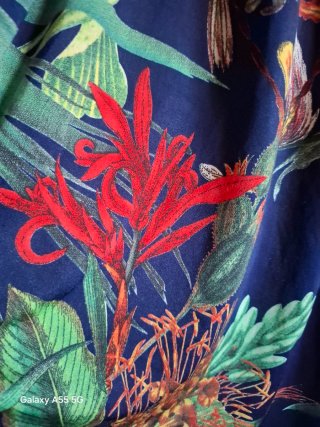 Vestit Famous Estampat Floral blau