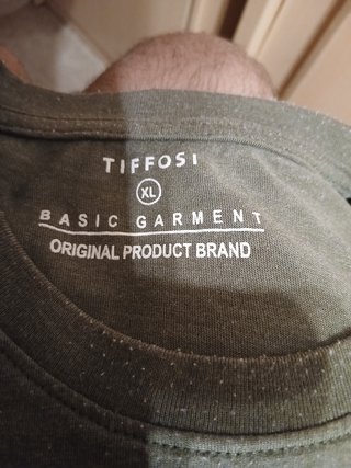 Camiseta gris/verde tiffosi