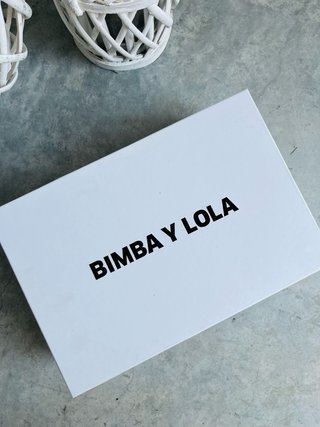 Sandalias Bimba y Lola Piel Azul Talla 38