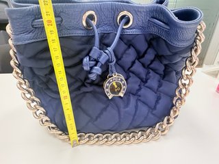 Bolso Purificación Garcia Azul Dorado