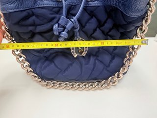 Bolso Purificación Garcia Azul Dorado
