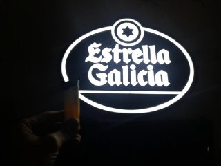 Letrero Estrella Galicia