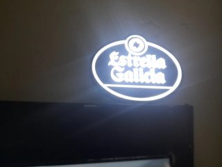 Letrero Estrella Galicia