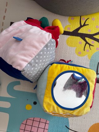 Bloques apilables de tela para bebés