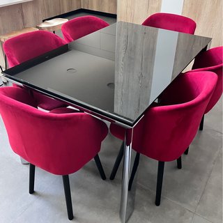 Conjunto sillas terciopelo