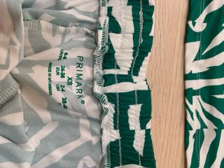 Conjunto Primark verde y blanco