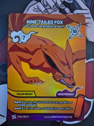 Carte Naruto Mythos TCG Nine-Tailed Fox alternativ