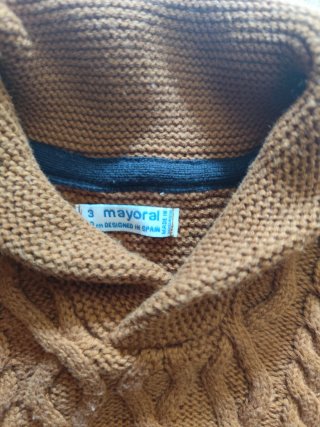 Jersey Mayoral niño marrón 3 años