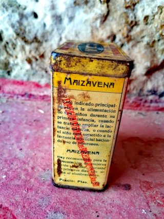 Lata Maizavena Antigua Años 30