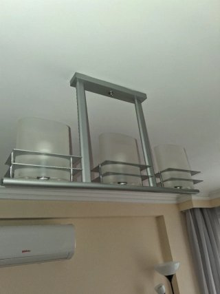 Lámpara de salón moderna 3 luces