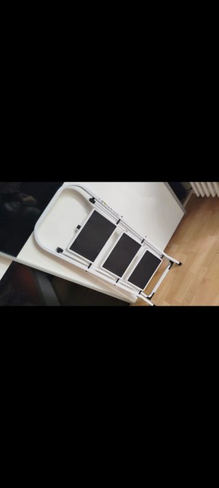 NUEVA! Escalera plegable doméstica 3 peldaños