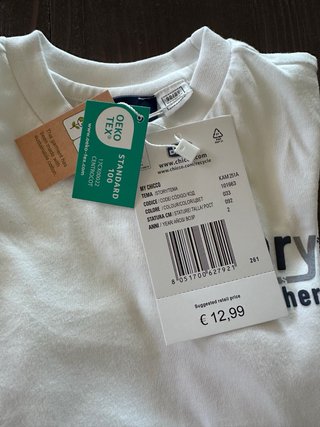 T-shirt bimbo Chicco taglia 92 cm 2 anni