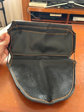 Bolsa Organizadora Asiento Moto Negra