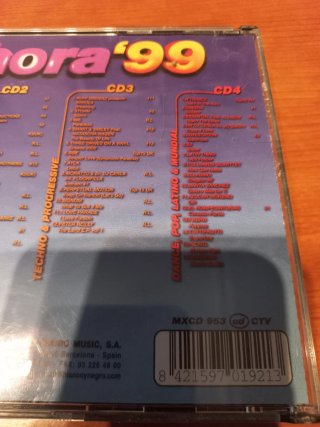 AHORA 99 CD de Musica Dance