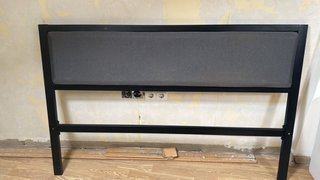 Cama 150x190 Metal y Tela