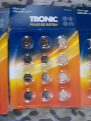 Pilas TRONIC CR2025 y LR44