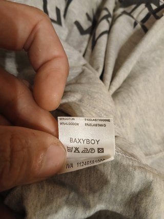 Camiseta Gris Baxyboy