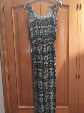 Mono largo estampado mujer