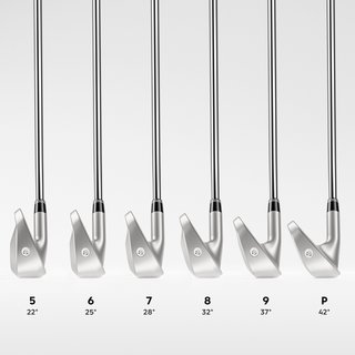 Serie hierros golf diestro VELOCIDAD MEDIA / REGULAR
