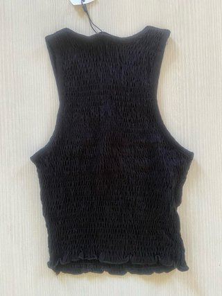 Camiseta tirantes Stradivarius negra Talla l