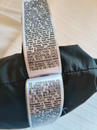 Sobre pantalón Decathlon Quechua Talla XL