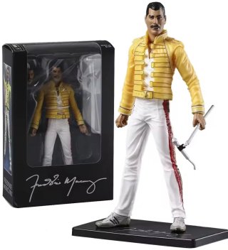 Action Figure Freddie Mercury NECA Live at Wembley