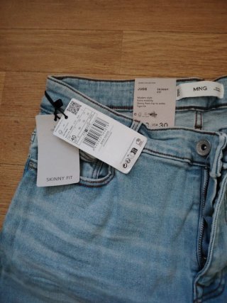 Vaqueros Mango azules