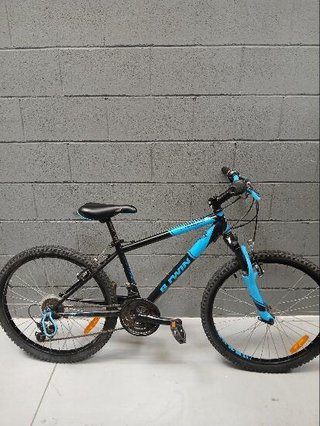 BICICLETA NIÑOS MTB ROCKRIDER 500 24 PULGADAS AZUL