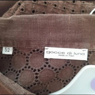 Camicione boho chic in puro lino