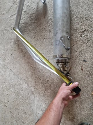 Tubo de escape moto